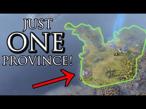 Can you survive a campaign with ONLY ONE province in Warhammer 3!?!?