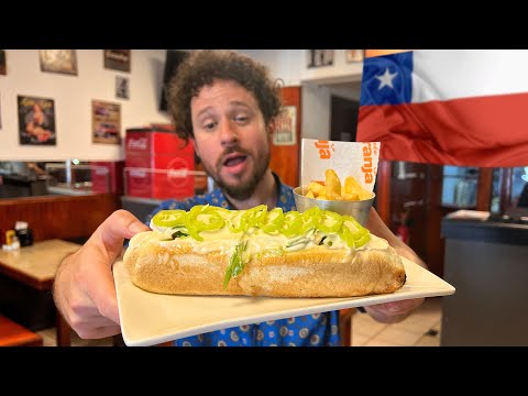 Which is the best "complete" hot dog in Chile? THEY ARE HUGE! 🌭🇨🇱