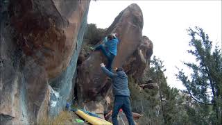 Video thumbnail de Phalus, 8a. Albarracín