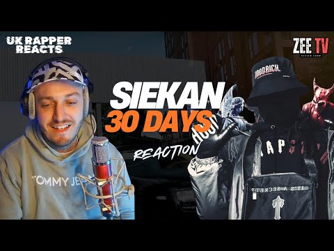 RAPPER REACTS to SIEKAN - 30 Days | UK REACTION | Zee TV