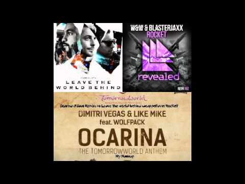 Ocarina (Klaas & Mazza Remix) vs Leave the World Behind vs Rocket (My mashup)