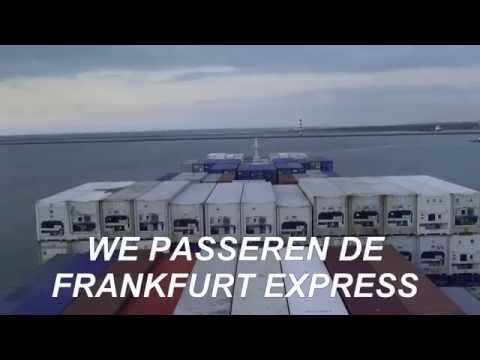 Time Lapse: Outbound pilotage of MOL ENDEAVOR, leaving the Port of Rotterdam.