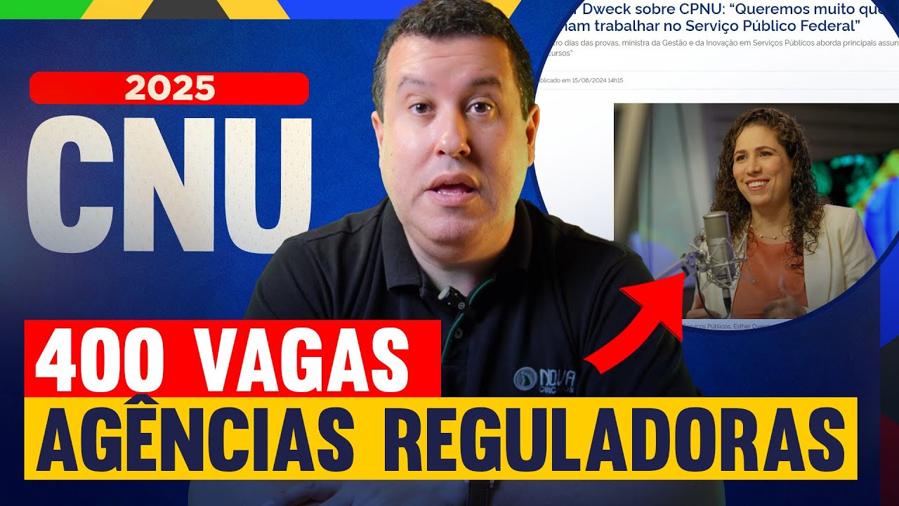 Agências reguladoras CNU 2025