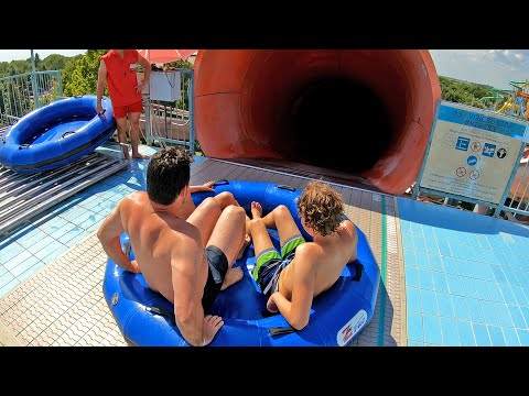 Round-Raft Ride "BIG HOLE" at Aquapark Hajdúszoboszló