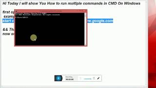 How to Run Multiple Commands in CMD On Windows !!!!!!!!!!