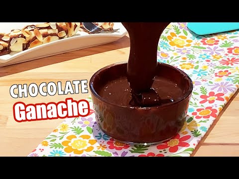 No-Cook Chocolate Cream - Ganache Recipe (No-Cream, No-Cook, 5-Minute)