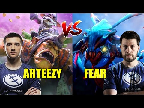 EG. ARTEEZY [Alchemist] vs EG. FEAR [Weaver] EPIC MATCH!!