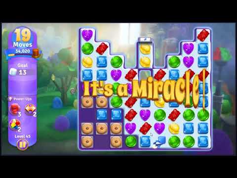 Willy Wonkas Sweet Adventure Level 45 - NO BOOSTERS 🍫 | SKILLGAMING ✔️