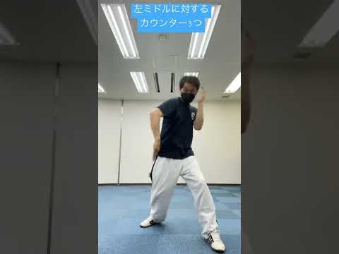 左ミドルに対するカウンター3つ