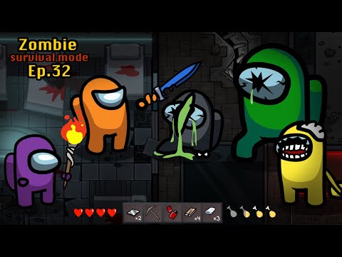 Survival Mode 🛠 Among Us Zombie New Crewmate - Ep 32 - Animation