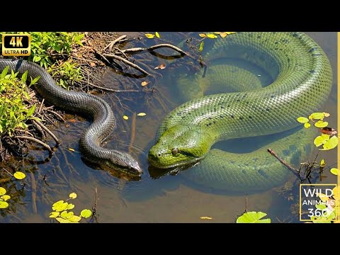 Wild Life Amazon Jungle vs Ocean: Most Dangerous Animals in Amazon Forest  Anaconda- Snake #wildlife