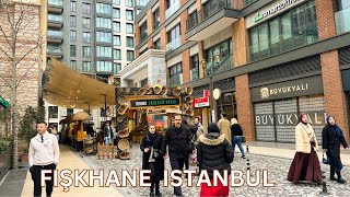 Istanbul Fişkhane cafes and restaurants a hidden Gems | Turkiye | 4k H