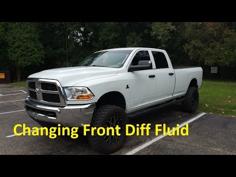 2011 Ram 2500 - Changing Front Differential Fluid