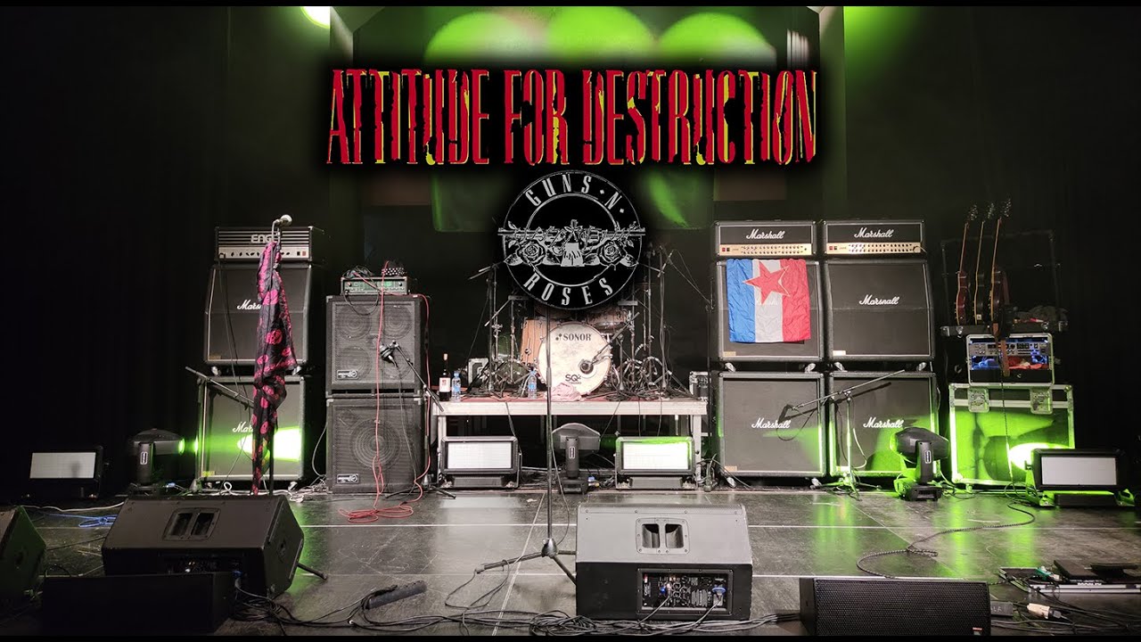Attitude For Destruction BCN - Guns N' Roses Tribute en la 5ª Edición de Rock Against Cancer de Torrevieja