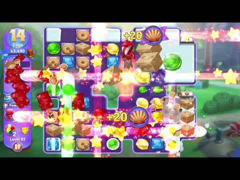 Wonka's World of Candy Level 83 no booster [Gameplay Walkthrough] [Zynga]