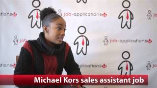 Michael Kors Sales Assistant Job