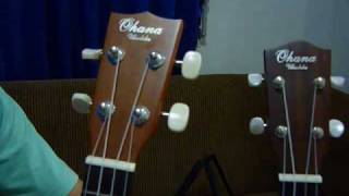 Video thumbnail for Ohana SK-10S & Ohana SK-20S by UkuleleThai
