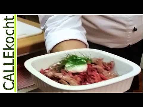 Boeuf Stroganoff zubereiten - Omas Rezept für Filetspitzen