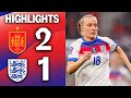 Lionesses Defeated In Spain Spain 2 1 England Women S UEFA Nations League Highlights