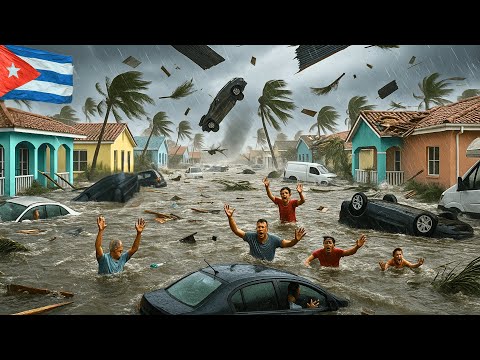 CHAOS in Cuba! Hurricane Melissa Slams Santiago de Cuba — 15ft Surge Submerges Entire City