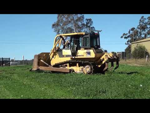 Driverless Komatsu Bulldozer