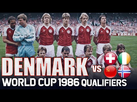 DENMARK World Cup 1986 Qualification All Matches Highlights 🇩🇰 | Road to Mexico