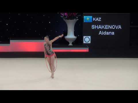 Aidana Shakenova KAZ AA hoop Miss Valentine 2019