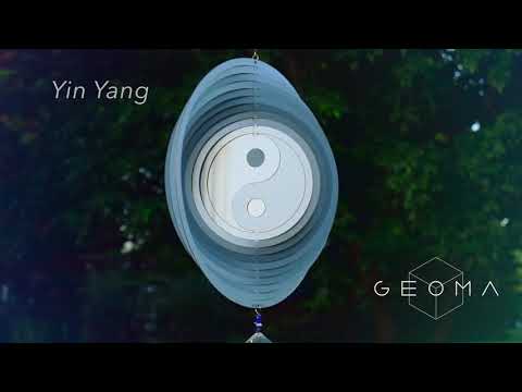 " Yin Yang " GEOMA PREMIUM QUALITY WINDSPINNERS