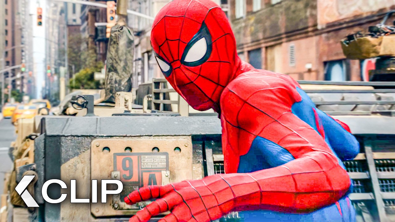 Spider-Man vs. Punisher - Tank Chase Scene - SPIDER-MAN 4: BRAND NEW DAY (2026)