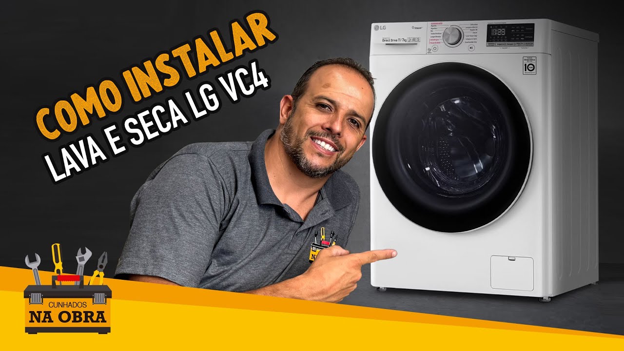 Com Instalar Lavadora LAVA E SECA LG VC4 (Passo a Passo)