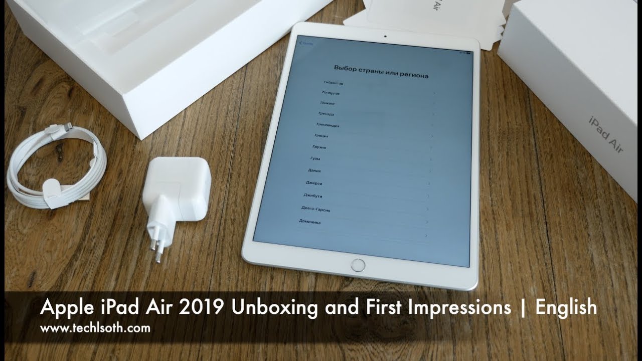 Apple iPad Air 2019 Unboxing and First Impressions | English