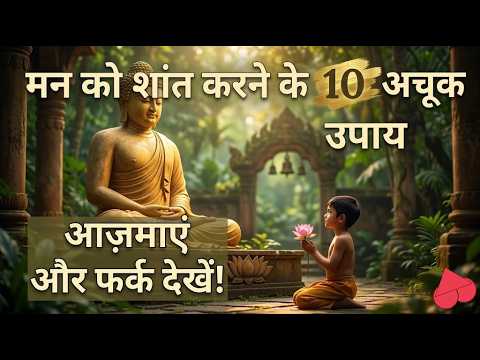 मन को शांत करने के 10 अचूक उपाय आज़माएं और फर्क देखें | Gautam Buddha ki kahani | motivational story