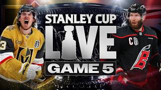 ???? Stanley Cup Live | Hurricanes vs Golden Knights Game 5 | @emptynetterspod