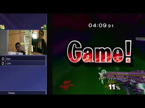 MMOM Bi-Monthly 12 SSBM - Ses (Fox) vs. MKSF | lint (Falco) - Melee Pools