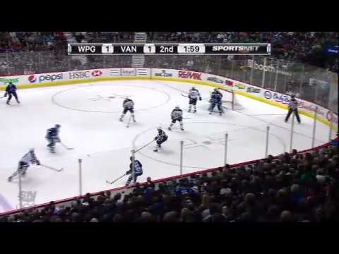 Vancouver Canucks vs Winnipeg Jets Game Highlights March 8th 2012