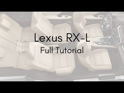Lexus RXL Full Tutorial - What's Different About the Long Version of the Lexus RX 2020, 2021, 2022