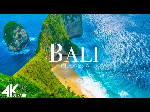FLYING OVER BALI 4K UHD - Relaxing Music Along With Beautiful Nature Videos - 4K UHD TV