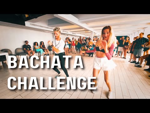 NEW!!! BACHATA FOOTWORK CHALLENGE - OFIR & OFRI BACHATA DEMO [ME DERRUMBO - DANI J]