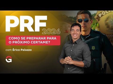Concurso PRF 2026: Como se preparar para o próximo certame? | Érico Palazzo