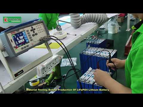 WHC Best LiFePo4 Solar Lithium Battery 51.2v 100ah Built-in BMS