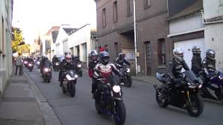 preview picture of video 'Parade moto Fauville en Caux 2014'