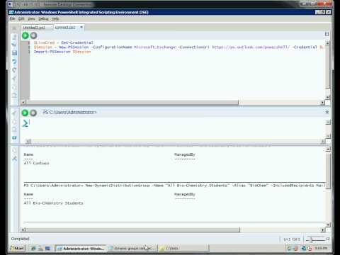 Creating and managing Dynamic Distribution Groups using Remote ...