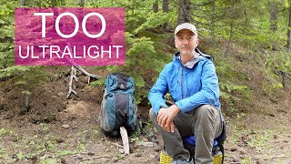 Why Going Ultralight Backpacking Can Backfire