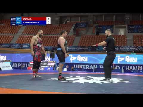 Round 1 GR - 130 kg: S. OMARA (EGY) v. R. DOMBKOWSKI I (USA)