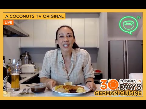 GERMAN FOOD Schnitzel, Saurkraut, Spaetzle, Weissbier 🥨🇩🇪 Day 3 of 30 CUISINES IN 30 DAYS 🍽
