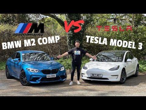 BMW M2 COMPETITION VS TESLA MODEL 3 | 0-62MPH
