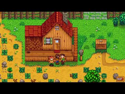 Let's Play Stardew Valley, Closed Caption, No Commentary, Rufus 1st and 2nd day