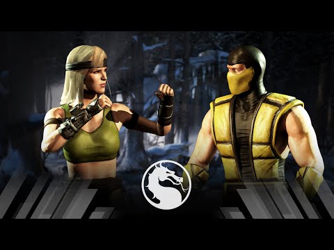 Mortal Kombat X - (Klassic) Sonya Vs (Klassic) Scorpion (Very Hard)