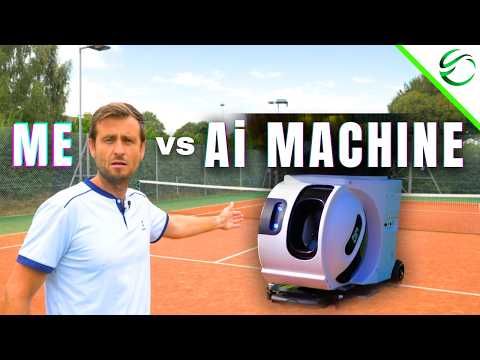 World's First AI Tennis Ball Machine! - Pongbot Pace S Pro Review
