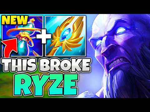 UMM RIOT? THIS NEW MANA ITEM BROKE RYZE FOREVER... (30% BONUS SPELL DAMAGE)